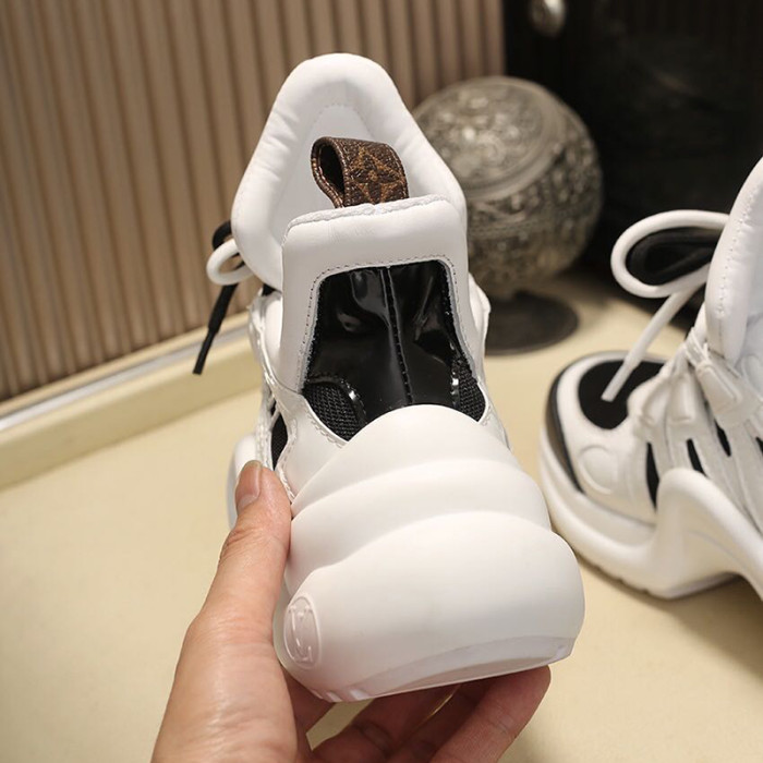 Louis Vuitton Women Shoes Sneakers Luxury Brand Design Fashion LV ARCHLIGHT SNEAKER with Original Box