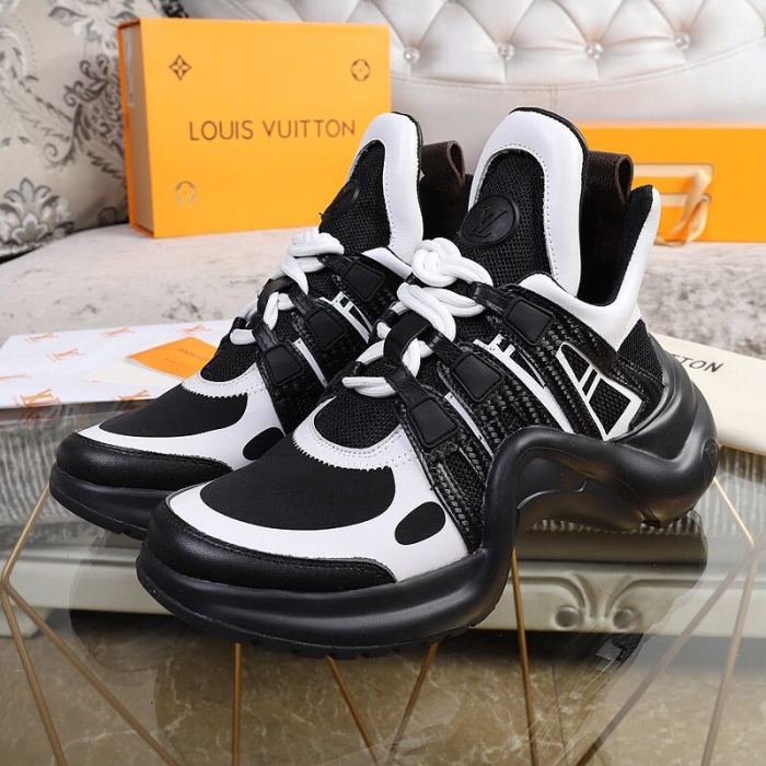 Louis Vuitton Women Shoes Sneakers Luxury Brand Design Fashion LV ARCHLIGHT SNEAKER with Original Box