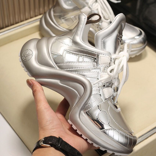 Louis Vuitton Women Shoes Sneakers Luxury Brand Design Fashion LV ARCHLIGHT SNEAKER with Original Box
