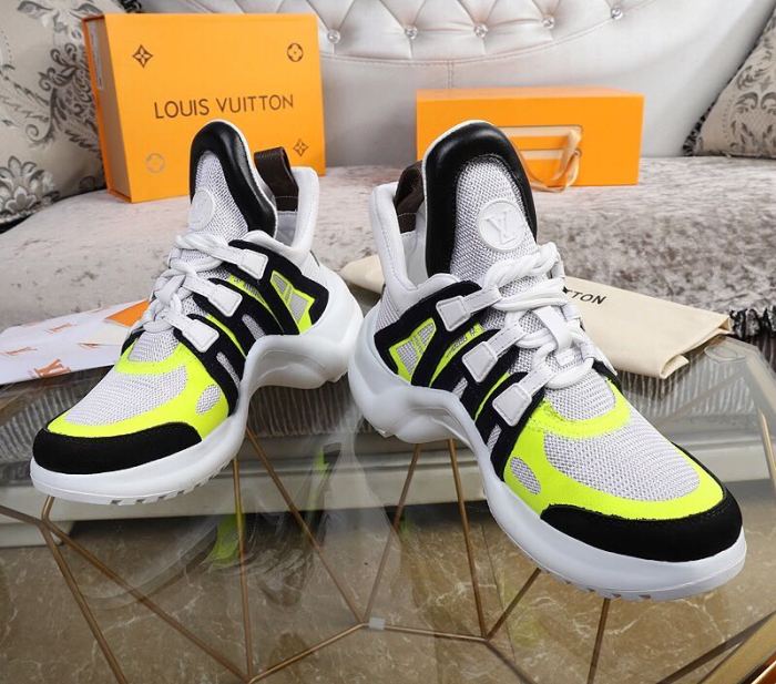 Louis Vuitton Women Shoes Sneakers Luxury Brand Design Fashion LV ARCHLIGHT SNEAKER with Original Box