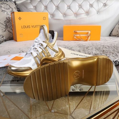 Louis Vuitton Women Shoes Sneakers Luxury Brand Design Fashion LV ARCHLIGHT SNEAKER with Original Box