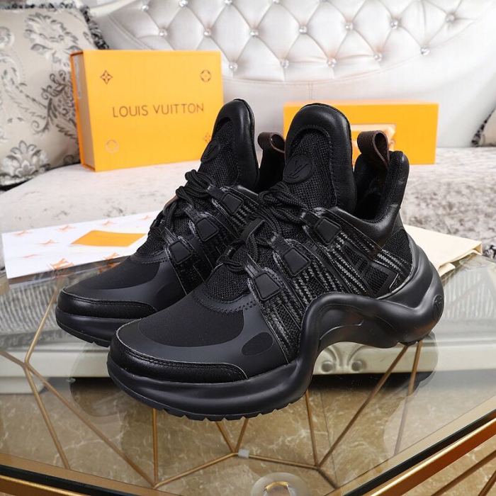Louis Vuitton Women Shoes Sneakers Luxury Brand Design Fashion LV ARCHLIGHT SNEAKER with Original Box
