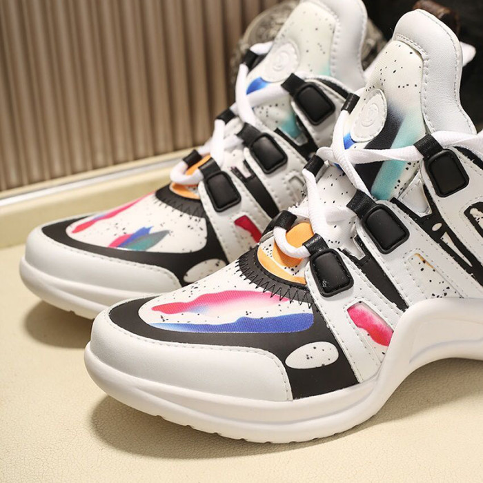 Louis Vuitton Women Shoes Sneakers Luxury Brand Design Fashion LV ARCHLIGHT SNEAKER with Original Box