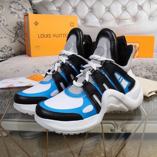 Louis Vuitton Women Shoes Sneakers Luxury Brand Design Fashion LV ARCHLIGHT SNEAKER with Original Box
