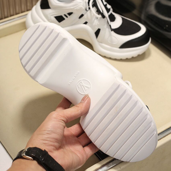 Louis Vuitton Women Shoes Sneakers Luxury Brand Design Fashion LV ARCHLIGHT SNEAKER with Original Box