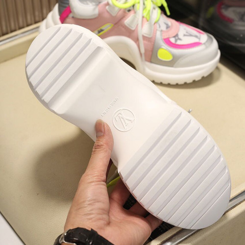 Louis Vuitton Women Shoes Sneakers Luxury Brand Design Fashion LV ARCHLIGHT SNEAKER with Original Box