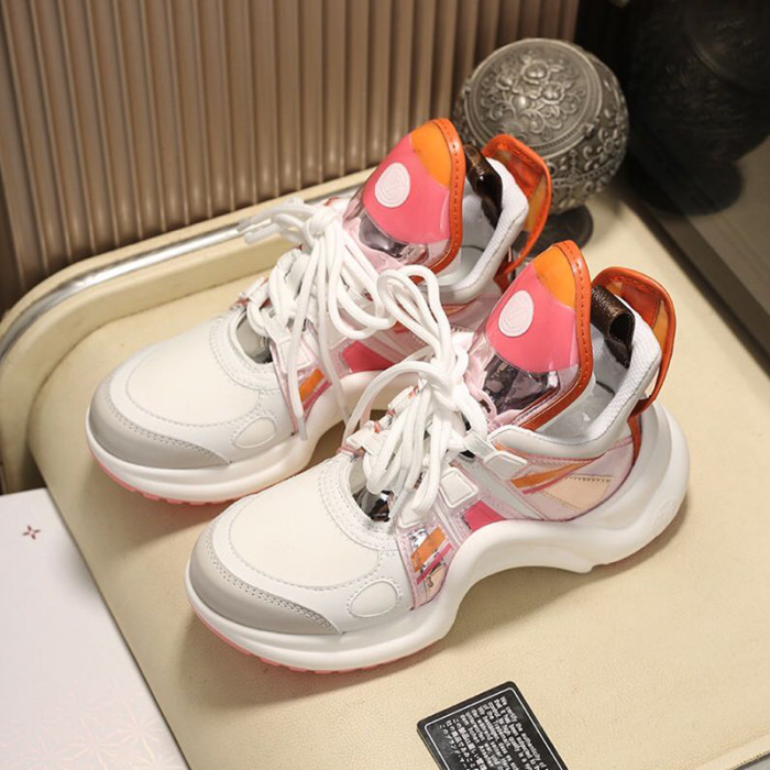 Louis Vuitton Women Shoes Sneakers Luxury Brand Design Fashion LV ARCHLIGHT SNEAKER with Original Box
