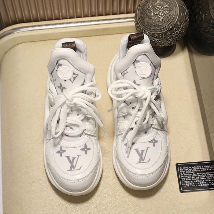 Louis Vuitton Women Shoes Sneakers Luxury Brand Design Fashion LV ARCHLIGHT SNEAKER with Original Box