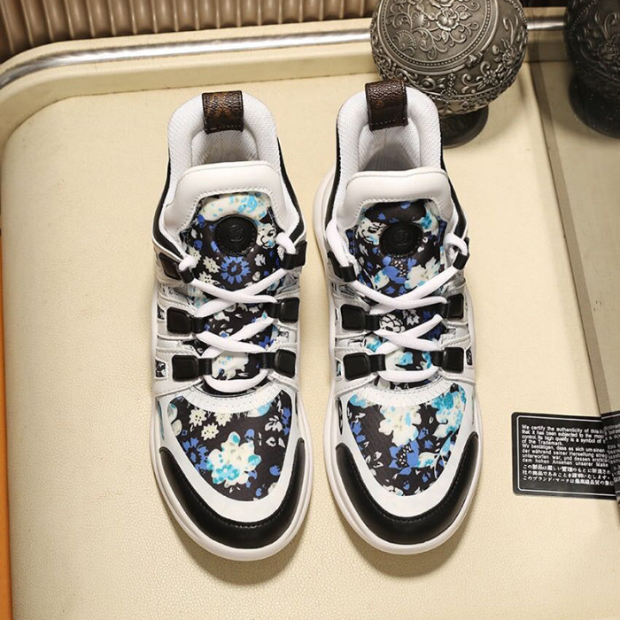 Louis Vuitton Women Shoes Sneakers Luxury Brand Design Fashion LV ARCHLIGHT SNEAKER with Original Box