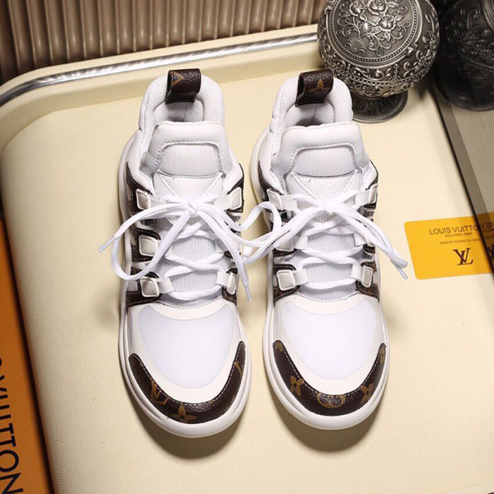 Louis Vuitton Women Shoes Sneakers Luxury Brand Design Fashion LV ARCHLIGHT SNEAKER with Original Box