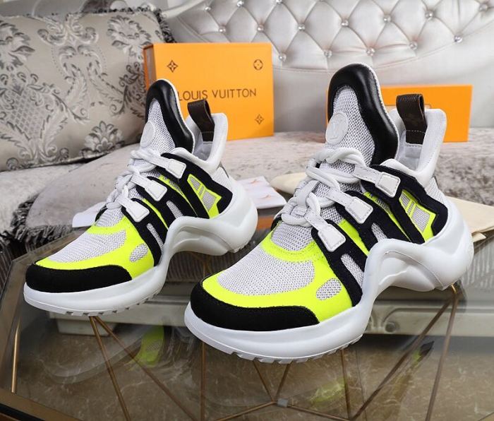 Louis Vuitton Women Shoes Sneakers Luxury Brand Design Fashion LV ARCHLIGHT SNEAKER with Original Box