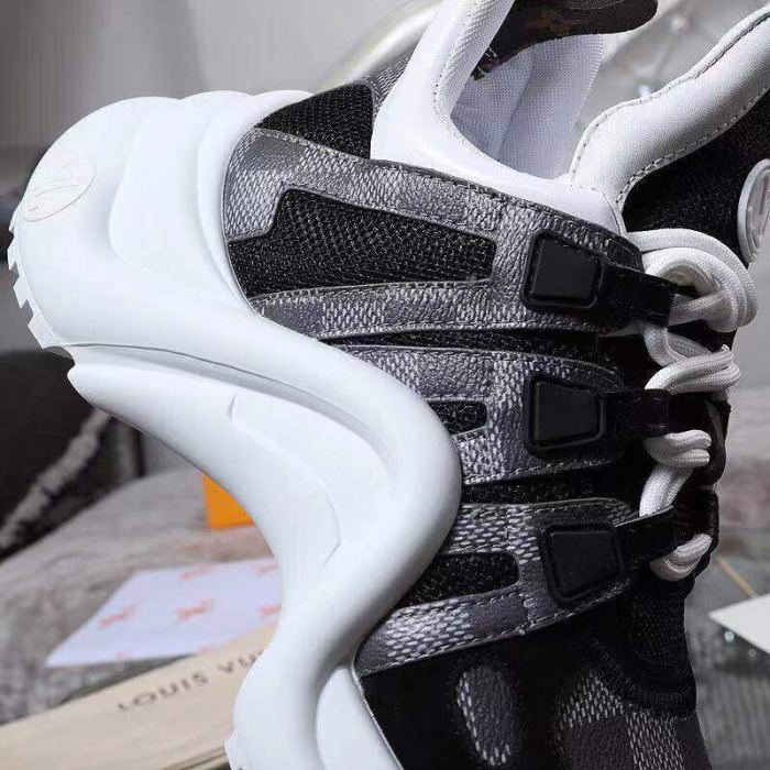 Louis Vuitton Women Shoes Sneakers Luxury Brand Design Fashion LV ARCHLIGHT SNEAKER with Original Box