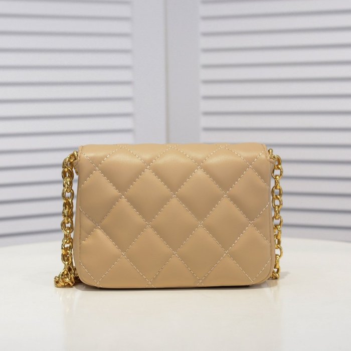 Chanel Womens Bags Small Flap bag Lambskin & Gold-Tone Metal