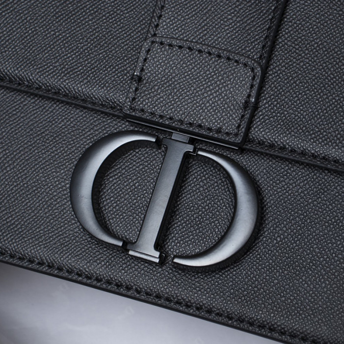 Dior Womens Bags 30 MONTAIGNE BAG Black Ultramatte Grained Calfskin