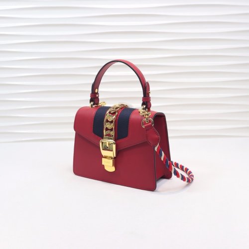 Gucci Womens Bag Sylvie Leather Mini Bag