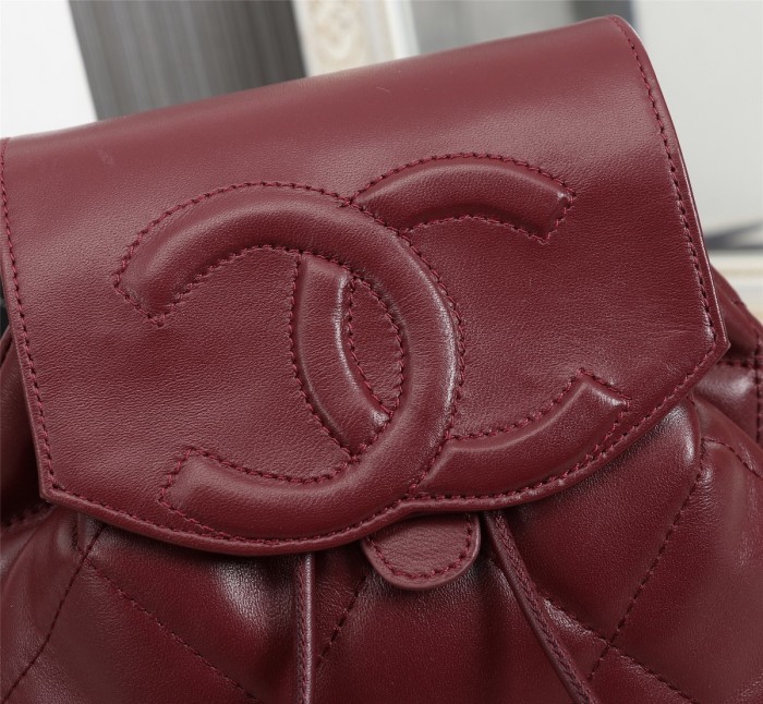 Chanel Womens Bags Drawstring Backpack