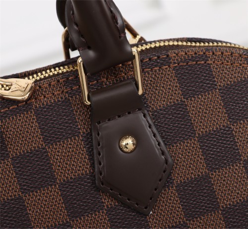 Louis Vuitton Womens Bags Handbags Luxury Brand Fashion Type ALMA PM Damier Ebene Canvas Leather Women Bags N53151