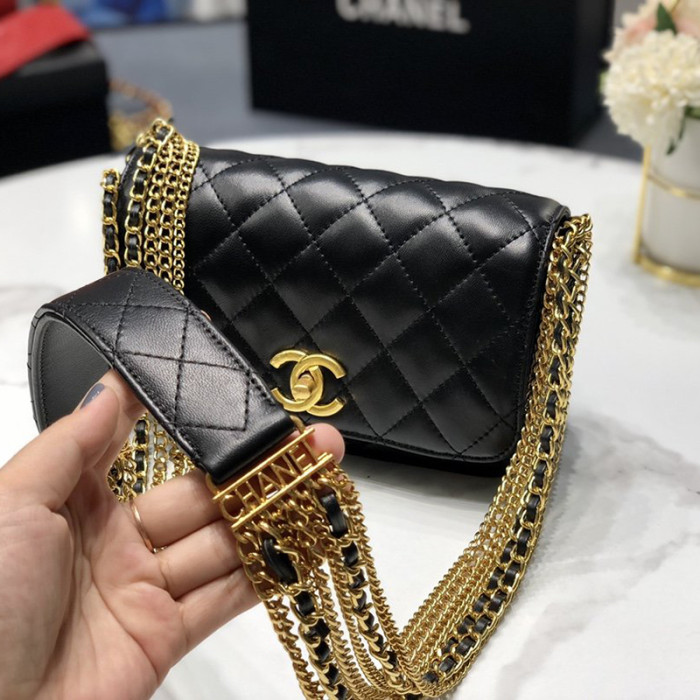 Chanel Womens Bags Crossbody Bag Flap Bag