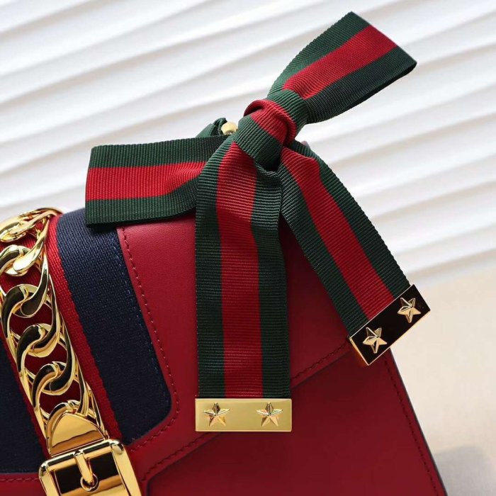 Gucci Womens Bag Sylvie Leather Super Bag ‎