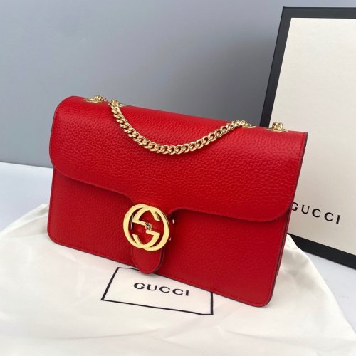 Gucci Womens Bag Leather Shoulder Bag