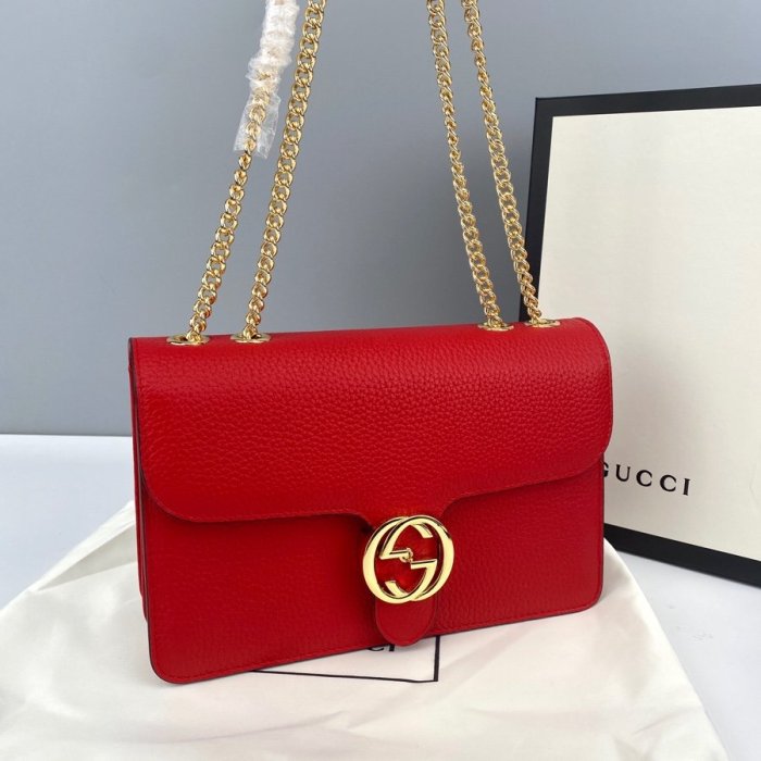Gucci Womens Bag Leather Shoulder Bag