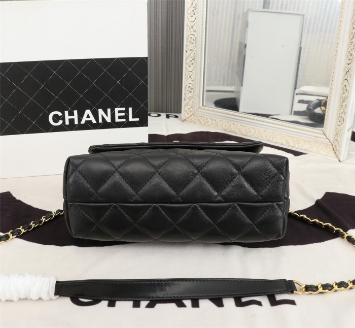 Chanel Womens Bags Shoulder Bag Small Flap Bag with Top Handle