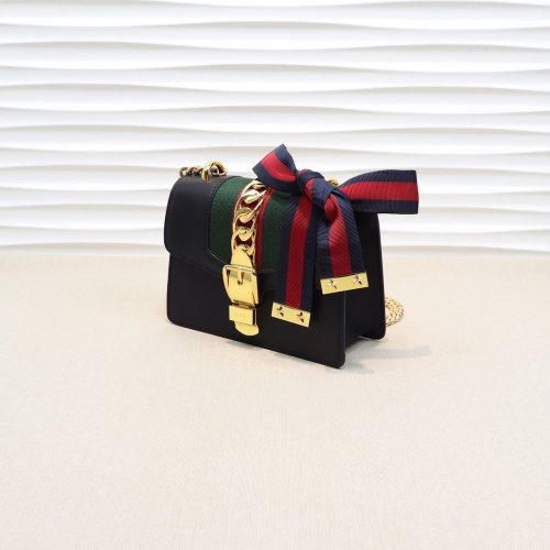 Gucci Womens Bag Sylvie Leather Super Mini Bag ‎