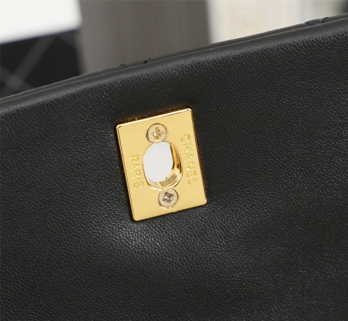Chanel Womens Bags Shoulder Bag Small Flap Bag with Top Handle