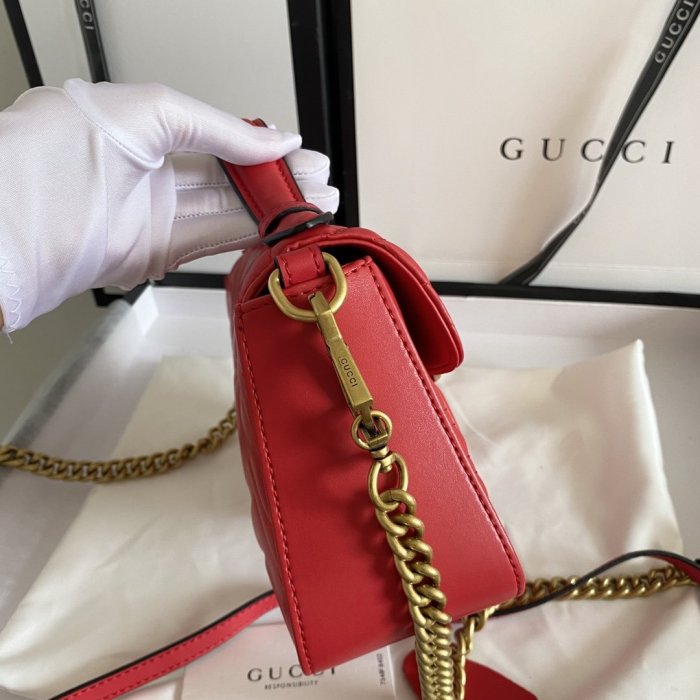 Gucci Womens Bag GG Marmont Mini Top Handle Bag ‎547260 DTDIT 6433