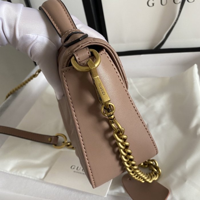 Gucci Womens Bag GG Marmont Mini Top Handle Bag ‎547260 DTDIT 5729