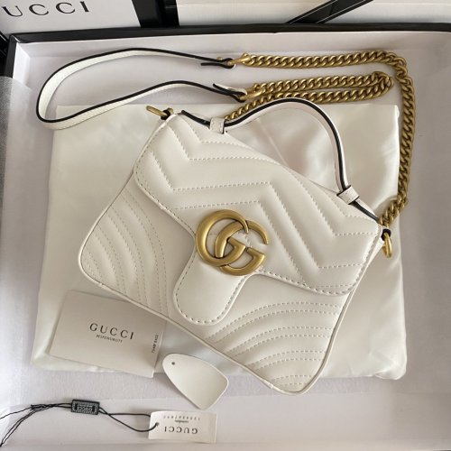 Gucci Womens Bag GG Marmont Mini Top Handle Bag ‎547260 DTDIT 9022