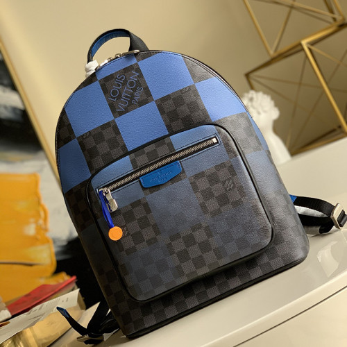 Louis Vuitton Mens Bags Backpacks LV Backpack Luxury Brand JOSH BACKPACK Damier Graphite Canvas N40402