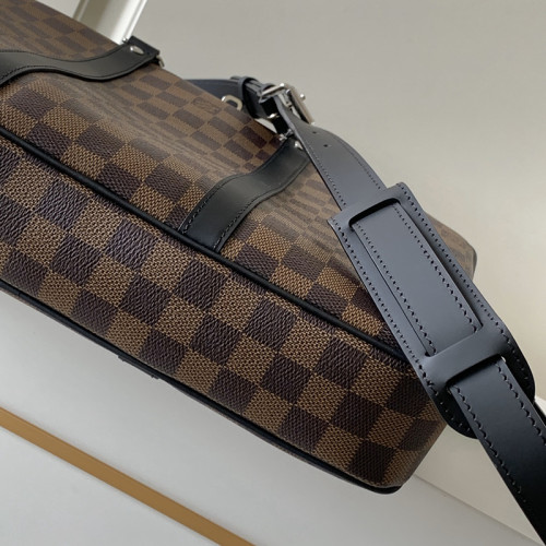 Louis Vuitton Mens Bags Handbags Luxury Brand Fashion Type PORTE-DOCUMENTS VOYAGE PM Damier Ebene Canvas N41466