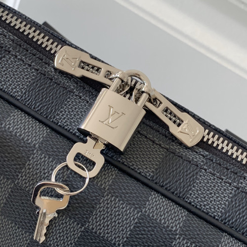 Louis Vuitton Mens Bags Handbags Luxury Brand Fashion Type PORTE-DOCUMENTS VOYAGE PM Damier Graphite Canvas N41478