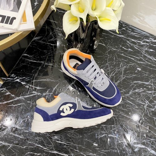 Chanel Womens Shoes Sneakers Luxury Brand Design with Original Box