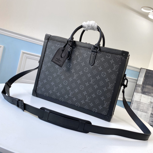 Louis Vuitton Mens Bags Handbags Luxury Brand Fashion Type SOFT TRUNK BRIEFCASE Monogram Eclipse M44952