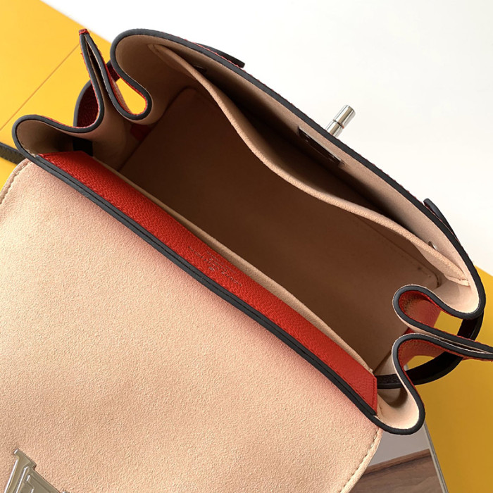 Louis Vuitton Womens Bag LOCKME EVER BB Leather Luxury Brand Shoulder Bags for Women with Original Box M53950