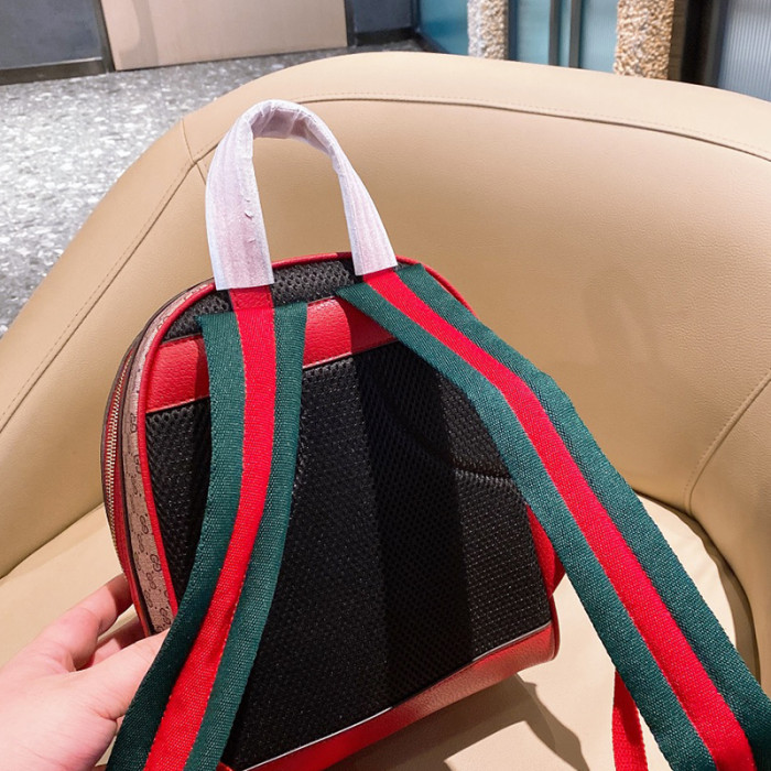 Gucci Womens Fashion Backpacks Luxury Brand Gucci Doraemon x Gucci small backpack 647816 2VOAG 8595