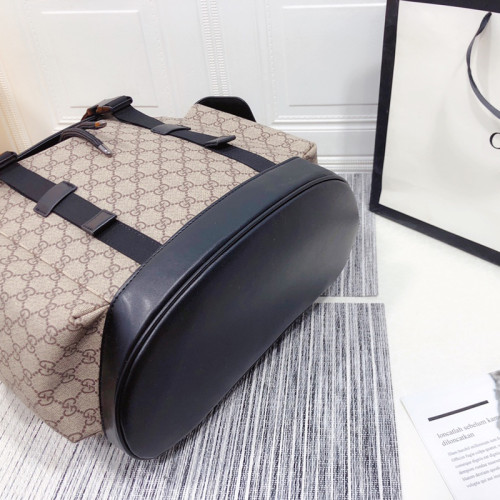 Gucci Mens Fashion Backpacks Luxury Brand Gucci GG Supreme Beige backpack Bags for Men