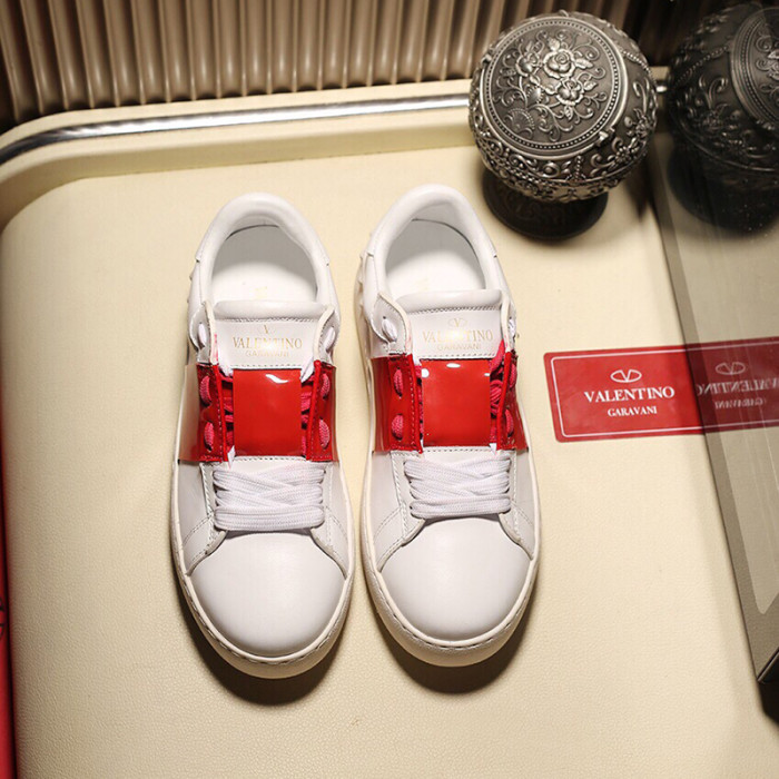 Valentino Garavani Open Sneaker With Metallic Band Mens Shoes Luxury Brand with Original Box