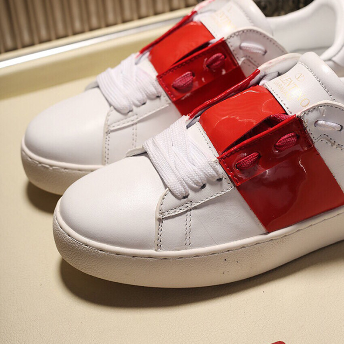 Valentino Garavani Open Sneaker With Metallic Band Mens Shoes Luxury Brand with Original Box