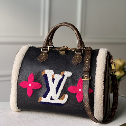 Louis Vuitton Womens Bags SPEEDY BANDOULIÈRE 30 Luxury Brand Design Shoulder Bags for Women with Original Box M56966
