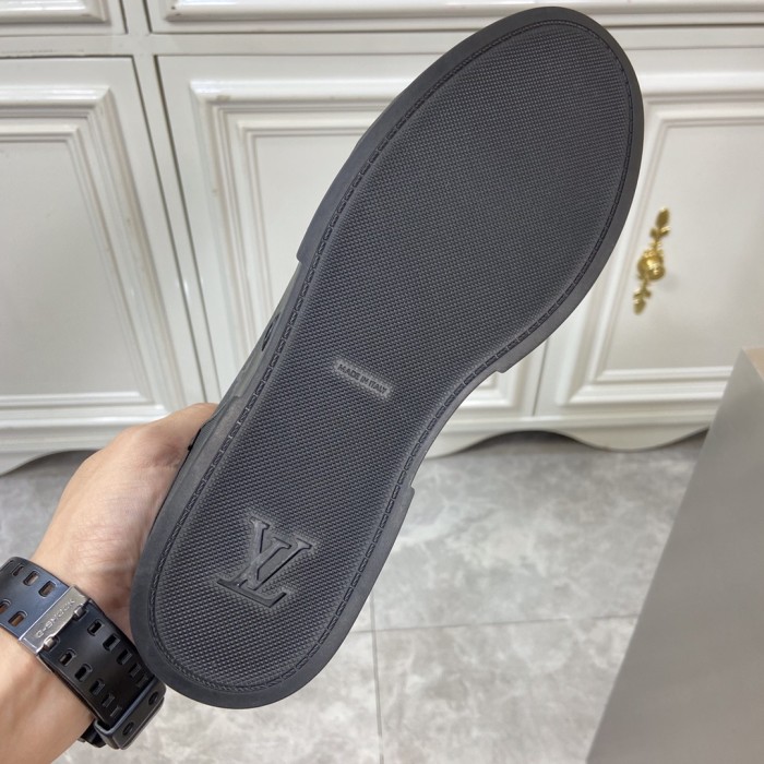 Louis Vuitton Mens Shoes Fashion Sneakers Luxury Brand MATCH-UP SNEAKER Monogram Eclipse Canvas 1A2R4S