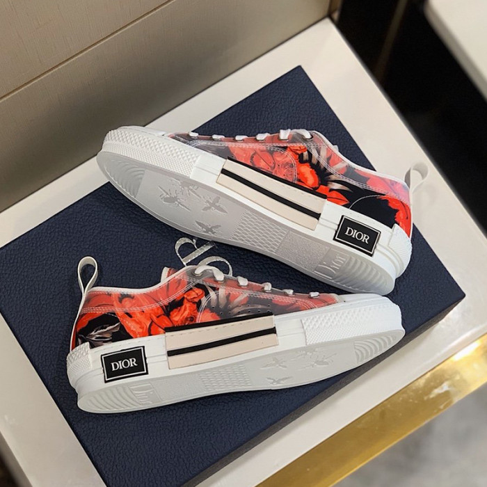 Dior Womens Mens Shoes Sneakers Luxury Brand Unisex Design B23 Low-Top Sneaker with Original Box