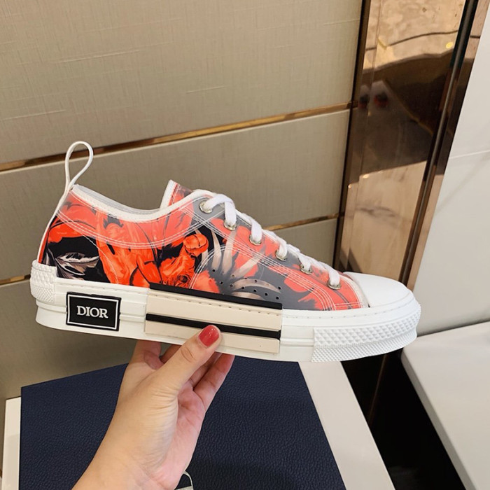Dior Womens Mens Shoes Sneakers Luxury Brand Unisex Design B23 Low-Top Sneaker with Original Box