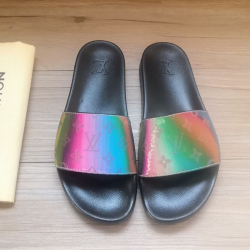 Louis Vuitton Womens Mens Shoes Slippers Sandals Flip Flop Luxury Brand WATERFRONT MULE with Original Box