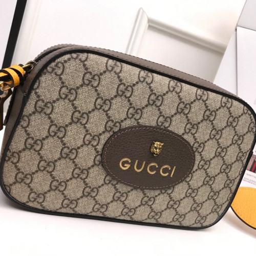 Gucci Mens Messenger Shoulder Bags Luxury Brand Fashion GG Supreme Neo Vintage GG Supreme messenger bag with Original Box