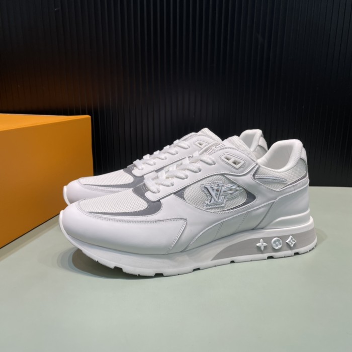 Louis Vuitton Men Shoes Sports RUN AWAY SNEAKER Ebene Running Design Luxury Brand with Original Box