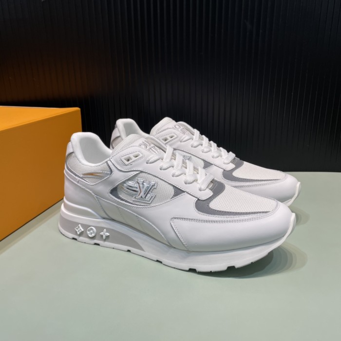 Louis Vuitton Men Shoes Sports RUN AWAY SNEAKER Ebene Running Design Luxury Brand with Original Box