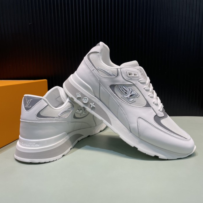 Louis Vuitton Men Shoes Sports RUN AWAY SNEAKER Ebene Running Design Luxury Brand with Original Box